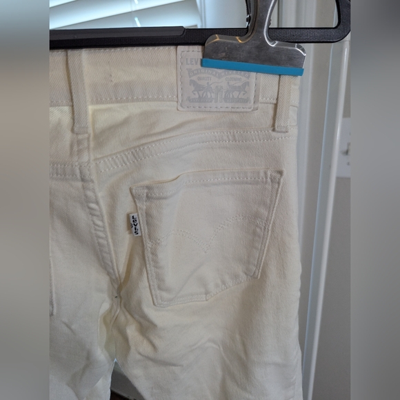 Levi's 711 Skinny White Jeans Size 24 - Picture 5 of 10